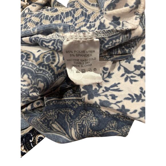 Boho Ana & Rose Paisley Bandana Print Tank Dress - Size L - Picture 3 of 3